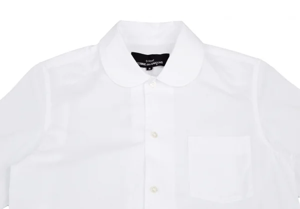 COMME des GARCONS コットン ラウンドカラーシャツ トリココムデギャルソンtricot COMME des GARCONS コットン
