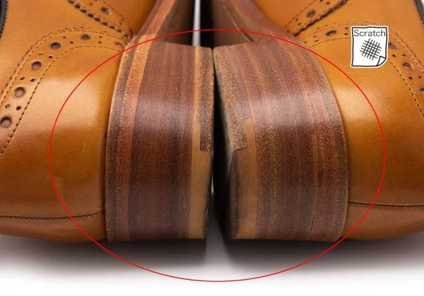 バーカーBARKER ウイングチップレザーシューズ ベージュ4.5（23位） K-119894_012