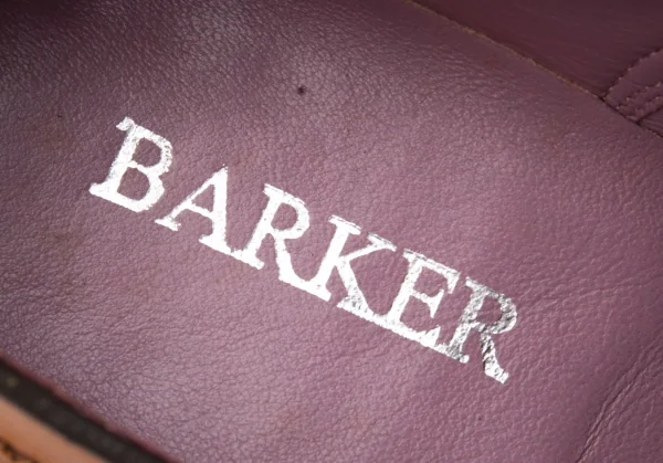 バーカーBARKER ウイングチップレザーシューズ ベージュ4.5（23位） K-119894_015