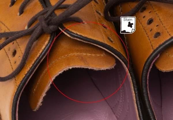 バーカーBARKER ウイングチップレザーシューズ ベージュ4.5（23位） K-119894_008