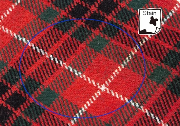 トリココムデギャルソンtricot COMME des GARCONSコットンタータンチェック前開きスカート 赤緑M K-119901_007