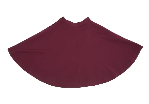 トリココムデギャルソンtricot COMME des GARCONSウールフレアスカート ボルドーM K-119902_008