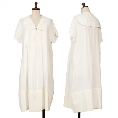 tricot COMME des GARCONS Pleated Switching Sailor Collar Dress