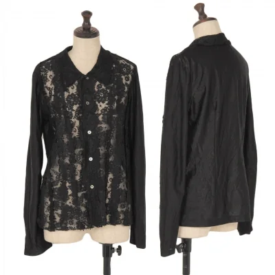 JUNYA WATANABE COMME des GARCONS Flower Lace Switching Shirt