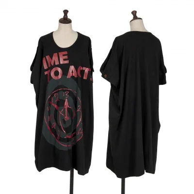 Vivienne Westwood Red Label CHOICE Clock Print Square Silhouette Dress