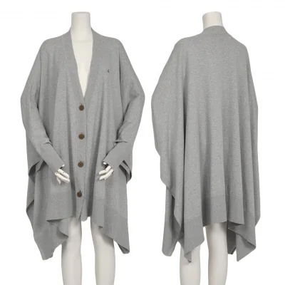Vivienne Westwood Red Label One Point Embroidery Poncho Cardigan