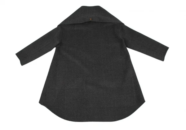 ヴィヴィアンウエストウッド レッドレーベルVivienne Westwood Red Label ウールストール付きダブルフェイスコート チャコール00 K-119935_012