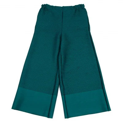 ISSEY MIYAKE Stretch Rib Wide Pants