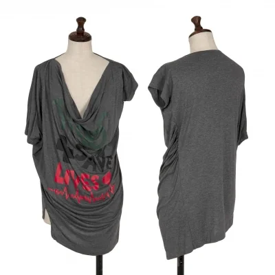 Vivienne Westwood ANGLOMANIA Printed Gather T Shirt