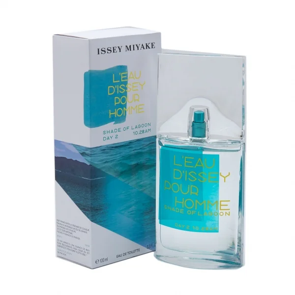 新品!イッセイミヤケ L_EAU D_ISSEY POUR HOMME SHADE OF LAGOON ロードゥイッセイ プールオム シェードオブラグーン オードトワレ 白青100ｍl K-120002_001