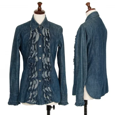 Hysterics Frill Front Denim Shirt