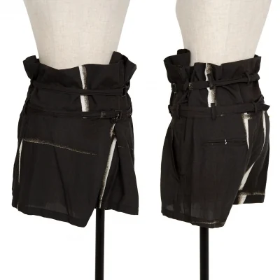 ANN DEMEULEMEESTER Graphic Printed Shorts