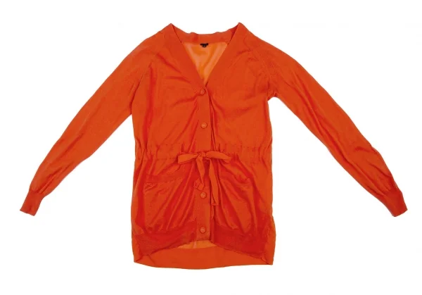 3.1 Phillip Lim Different Material Switching Drawstring Cardigan K-120031_002