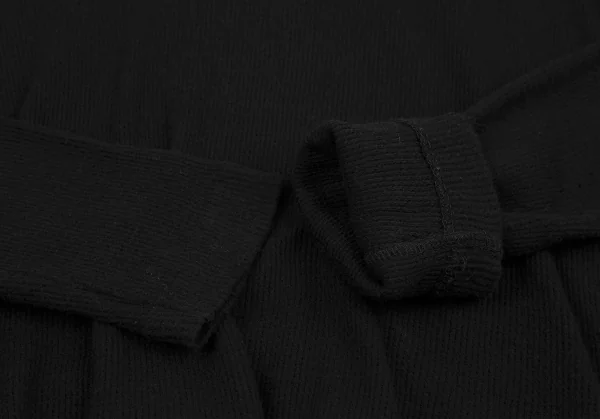 サカイsacai バック切替フレアシルエットサーマルニット 黒1 K-120108_005