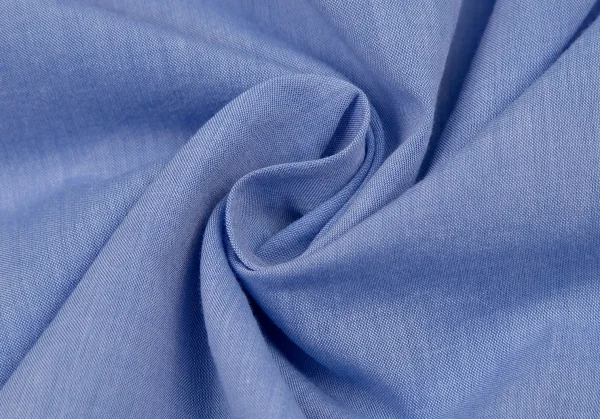 マーガレットハウエルMARGARET HOWELL コットンバンドカラーギャザーヨークシャツ 水色I K-120134_017