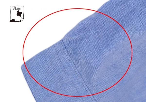 マーガレットハウエルMARGARET HOWELL コットンバンドカラーギャザーヨークシャツ 水色I K-120134_009