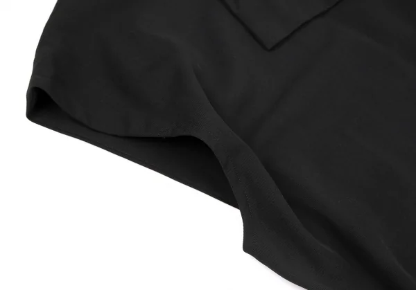 ワイズY's ウールギャバマオカラーノースリーブワンピース 黒M位 K-120232_006