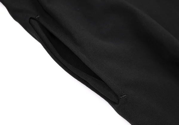 ワイズY's ウールギャバマオカラーノースリーブワンピース 黒M位 K-120232_008