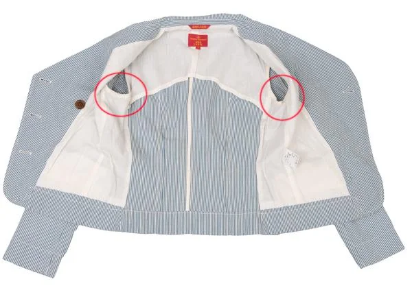 Vivienne Westwood Red Label Logo Patch Stripe Jacket K-120259_013