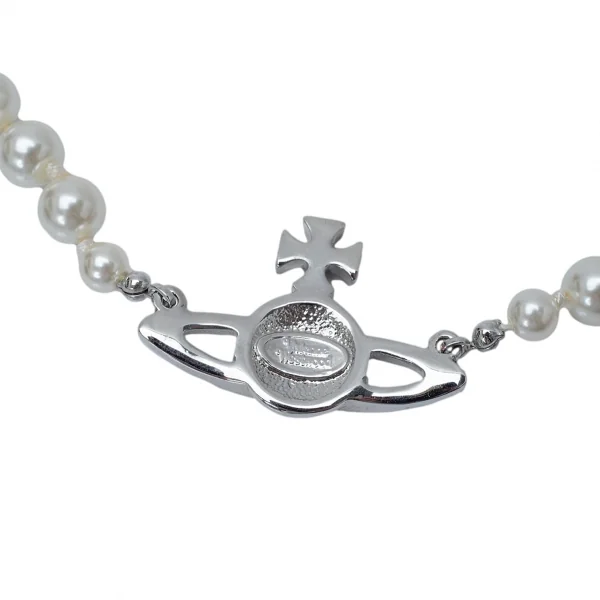 ヴィヴィアンウエストウッドVivienne Westwood バスレリーフパールチョーカーネックレス シルバー K-120391_009
