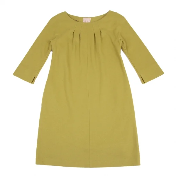Sybilla Wool Box Tuck Dress K-120407_002