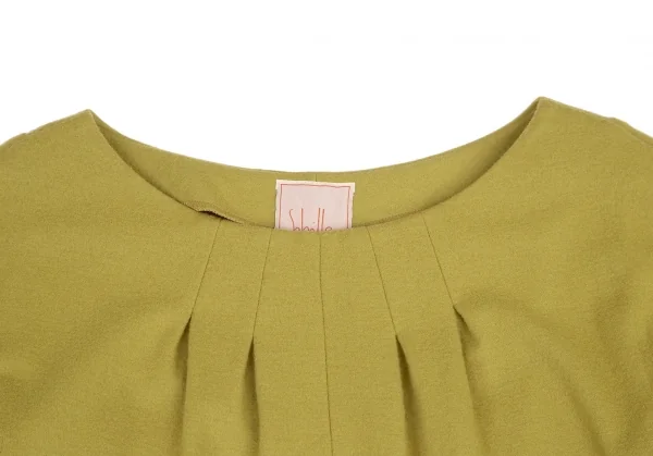 Sybilla Wool Box Tuck Dress K-120407_004