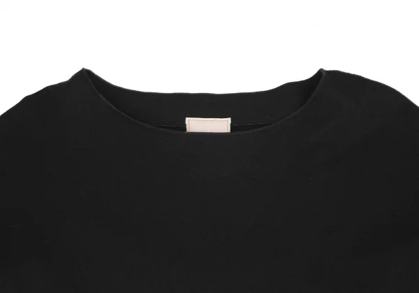 Sybilla - シビラ タグ付き タックデザインスタンドカラーカットソー 長袖 黒 ブラック M シビラ タグ付き タックデザインスタンドカラーカットソー 長袖