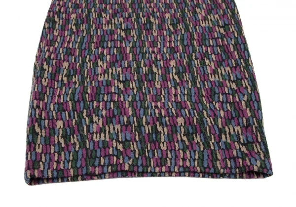 Sybilla Wool Colorful Woven Knit Dress K-120409_007