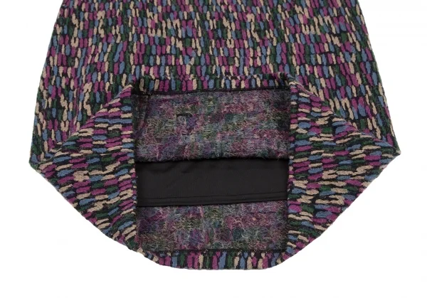 Sybilla Wool Colorful Woven Knit Dress K-120409_008