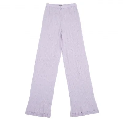 ISSEY MIYAKE Hem Cutting Wrinkle Pants