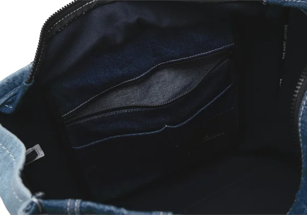 マークジェイコブスMARC JACOBS パッチワークデニムトートバッグ インディゴ K-120538_017