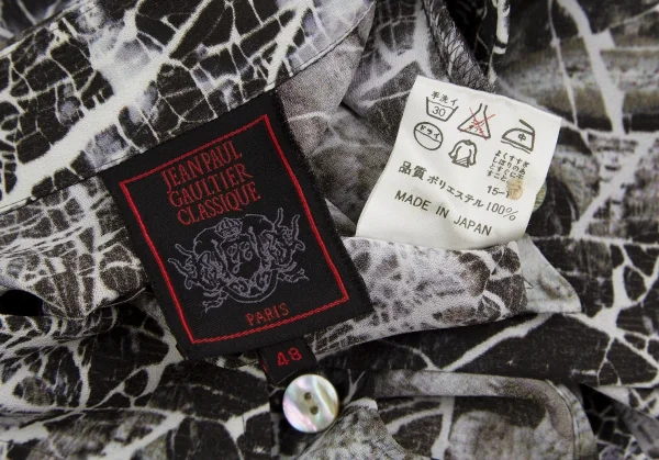 Jean-Paul GAULTIER CLASSIQUE Printed Polyester Shirt K-120710_014