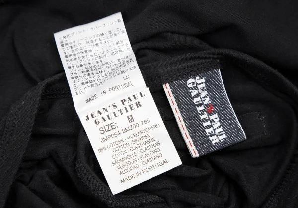 ジーンズポールゴルチエJean's Paul GAULTIER グリッタープリントTシャツ 濃紺M K-120728_013