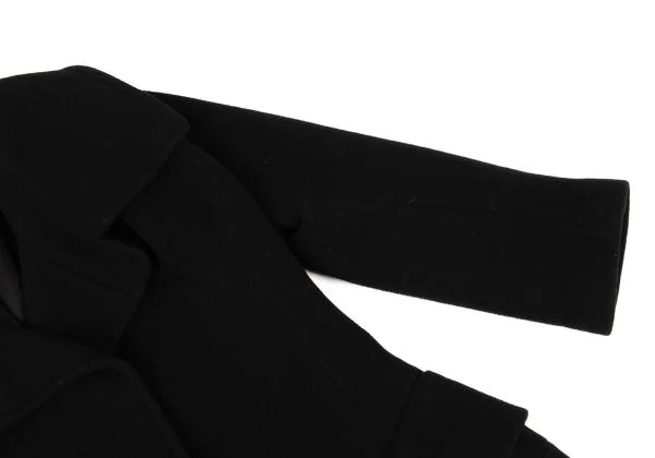 ヨウジヤマモト ファムYohji Yamamoto FEMME メルトンウールボタンレス