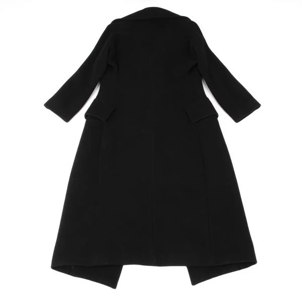 ヨウジヤマモト ファムYohji Yamamoto FEMME メルトンウールボタンレス