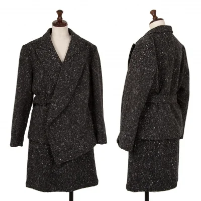 コムデギャルソン フランスCOMME des GARCONS FRANCE ネップツイードセットアップスーツ
