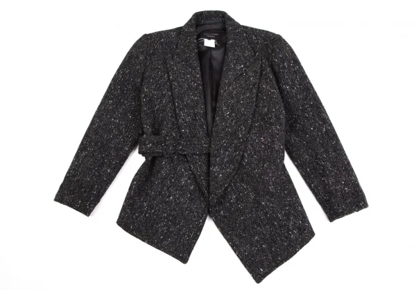 コムデギャルソン フランスCOMME des GARCONS FRANCE ネップツイードセットアップスーツ チャコールS K-120781_003