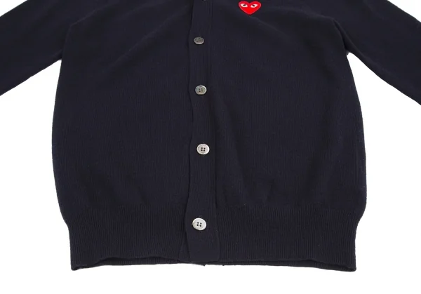 PLAY COMME des GARCONS ハートワッペン ニットカーディガン PLAY COMME des GARCONS プレイ コムデギャルソンPLAY ハート