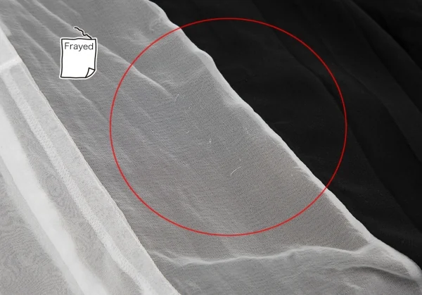 コムデギャルソンCOMME des GARCONSバイカラーシースルーレイヤードトップス 黒白M K-120858_016