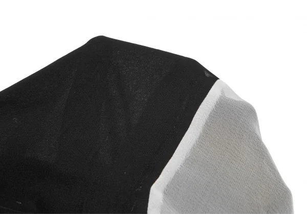 コムデギャルソンCOMME des GARCONSバイカラーシースルーレイヤードトップス 黒白M K-120858_017