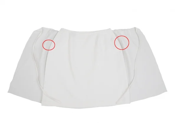 ジャンポールゴルチエ ファムJean Paul GAULTIER FEMME レイヤードデザインラップスカート 白40 K-120880_009