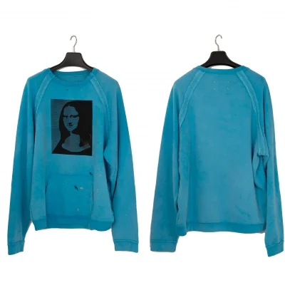 メゾン マルジェラMaison Margiela 10 モナリザプリントインサイドアウトビッグスウェット