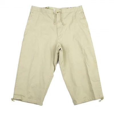 Papas Cotton Stretch Drawcord Cropped Pants