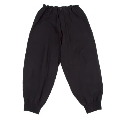 Yohji Yamamoto POUR HOMME Linen Hem Dropped Crotch Pants
