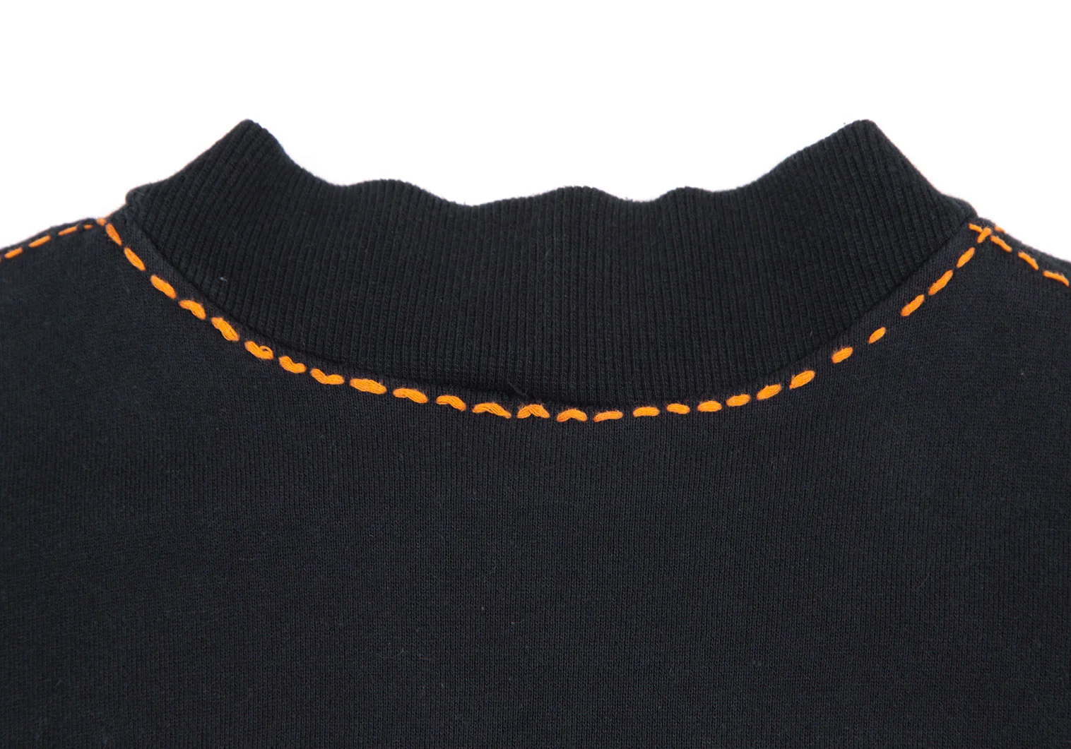 イッセイミヤケISSEY MIYAKE I.S. ポケット刺繍ステッチハイネックトレーナー 黒M 【レディース】 イッセイミヤケISSEY MIYAKEI.S. ポケット刺繍ステッチ