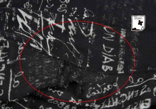 Jean Paul GAULTIER CLASSIQUE Lettering Printed Long Sleeve Shirt K-121120_005