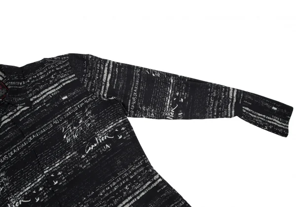 Jean Paul GAULTIER CLASSIQUE Lettering Printed Long Sleeve Shirt K-121120_007