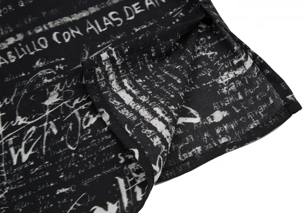 Jean Paul GAULTIER CLASSIQUE Lettering Printed Long Sleeve Shirt K-121120_010