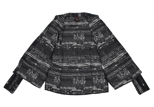 Jean Paul GAULTIER CLASSIQUE Lettering Printed Long Sleeve Shirt K-121120_012