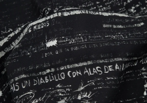 Jean Paul GAULTIER CLASSIQUE Lettering Printed Long Sleeve Shirt K-121120_017